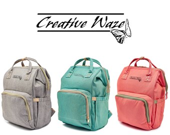 Fashion DIAPER BAG, Personalazed Baby Travel Backpack , Mummy bag , Nappy Bag w/ Stroller Strap