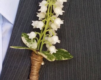 Lily of the Valley Boutonniere