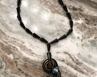 Glass Snake Necklace