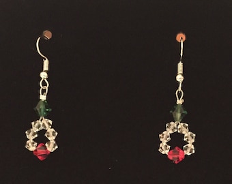 Swarovski Crystal Christmas Earrings