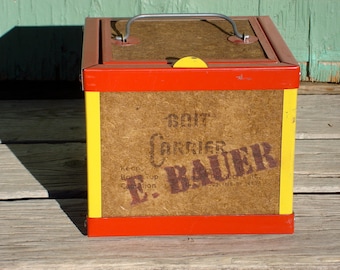 Vintage 1960's E. Bauer Bait Carrier or Bait Box
