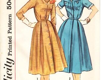 50s dress pattern | Etsy