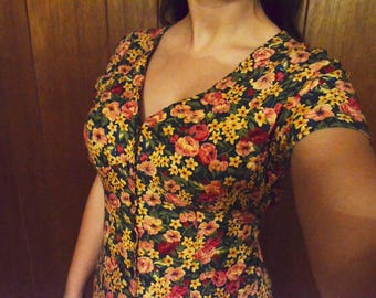 Floral Button-Up Maxi Dress