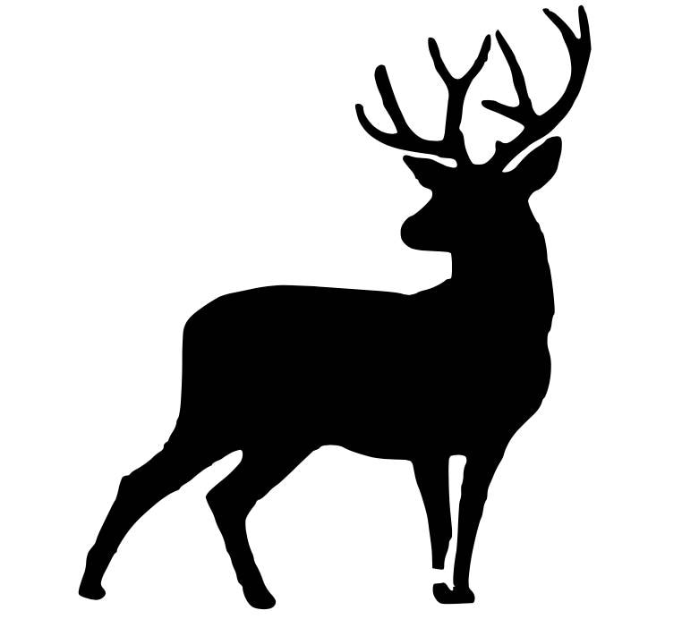 Full Deer Buck Stencil Made From 4 Ply Mat Board Choose A Size From 5x7 full-deer-buck-stencil-made-from-4-ply-mat-board-choose-a-size-from-5x7