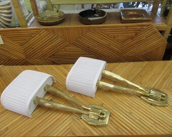 Pair of Brass Sconces
