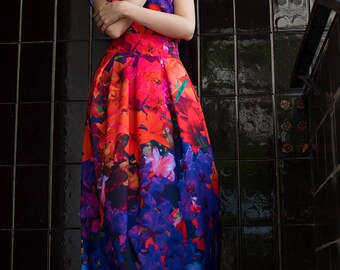 Women Skirt, Plus Size Skirt, Formal Skirt, Bohemian Clothing, Loose Skirt, Colorful Skirt, High Waist Skirt, Ball Skirt, Office Skirt