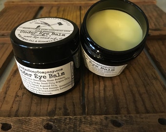 Under Eye Balm/ Under Eye Cream/ Natural Eye Cream/ Petroleum Free/ Natural Wrinkle Reducer/ Natural Skin Brightener