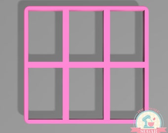 Multi Rectangle 2" x 3" Cookie Cutter