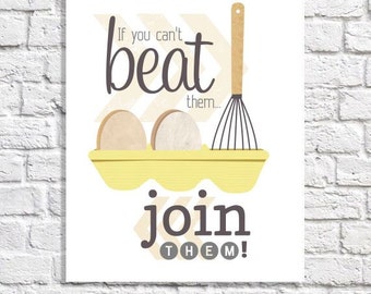 funny cooking art kitchen artwork typography print colorful