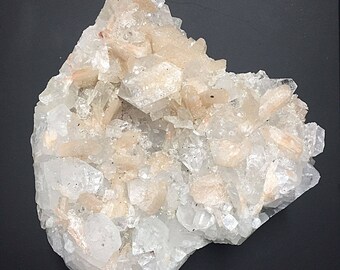 Apophyllite with Stilbite Cluster