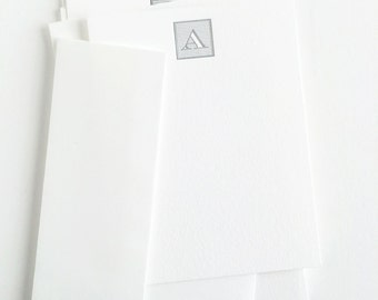personalized letterpress stationery | block capital