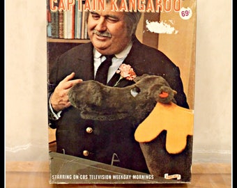 Vintage Captain Kangaroo Jigsaw Puzzle By Fairchild, CBS Morning TV Show Jigsaw Puzzle, Bob Keeshan, Captain Kangaroo and Mr. Moose Puzzle