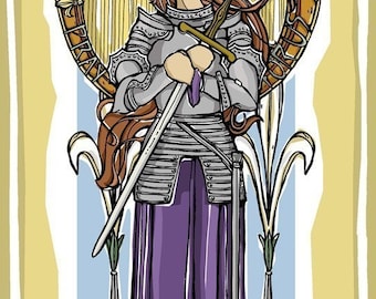St. Joan of Arc Prayer Card