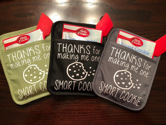 Download Pot Holder Teacher Gift One Smart Cookie Mit Only