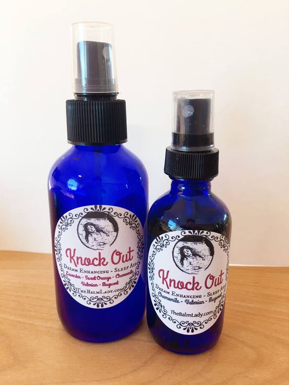 Knock Out Sleep Aid and Dream Enhancer Pillow Spray room