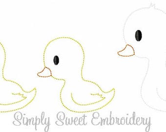 Duck Duck Goose Machine Embroidery Design