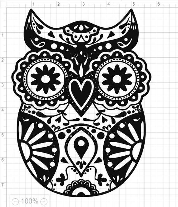 Free Free 244 Cricut Owl Mandala Svg SVG PNG EPS DXF File