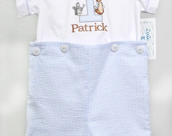 Peter Rabbit Birthday Suit | Peter Rabbit Birthday Outfit | Peter Rabbit Birthday Romper | 1st Birthday Outfit | Peter Rabbit Baby 293122