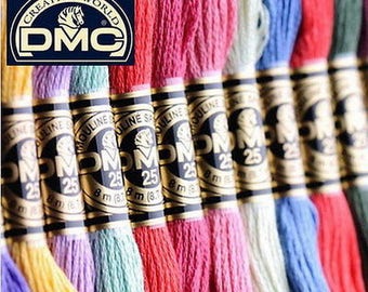 516 colors of DMC cotton floss,Art.117,NO.25 DMC cotton thread,you can choose any colors and any quantity