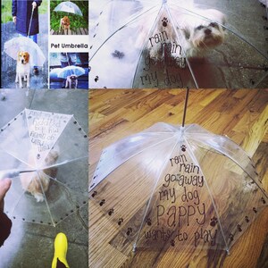 Dog Umbrella. Pet Umbrella. Custom Umbrellas