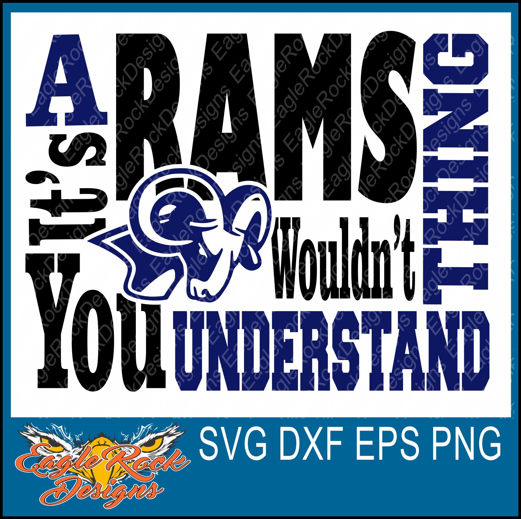 Download Rams A Rams Thing SVG DXF EPS Png Cut File Cheer