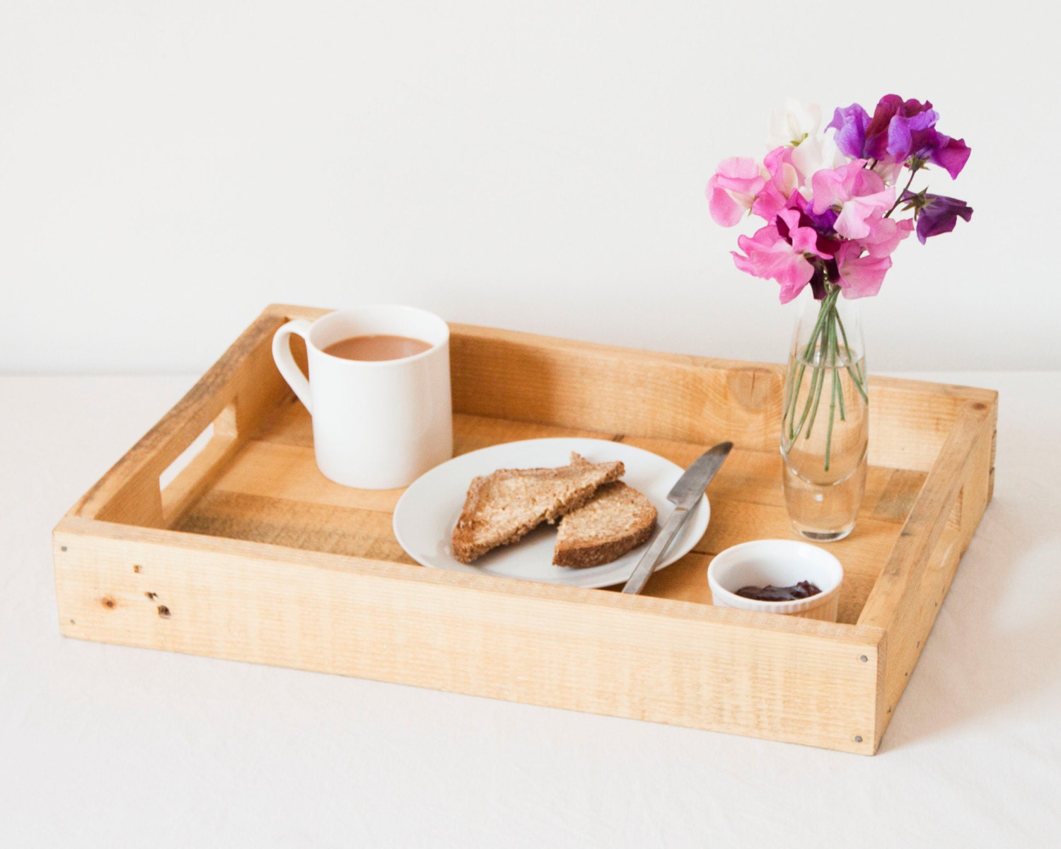 Wooden Tea Tray Serving Platter