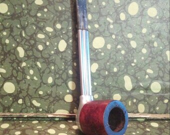 Ronson 3 Way Metal Pipe, With Dublin Style Briar Wood Bowl