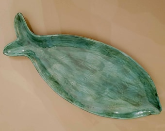New Sea Green Fish Platter
