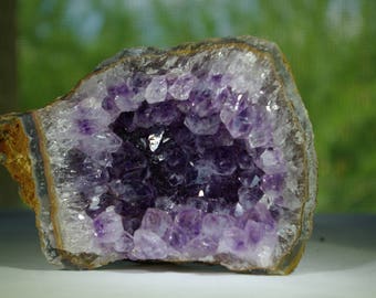 Brilliant Purple Amethyst / Amethyst Crystal / Amethyst Geode / Amethyst Display
