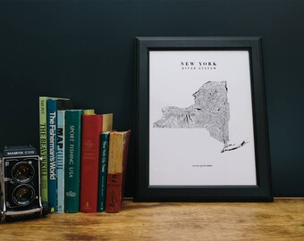 New York State River Map
