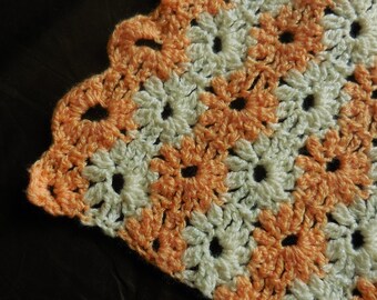 Apricot and White Afghan