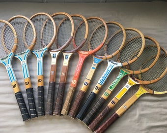 Vintage Chris Evert tennis racket, Wood tennis racquets, Wilson wood tennis rackets, Women's tennis memorabilia, Classic tennis rackets