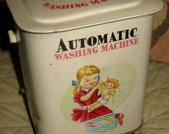 Vintage Modern Toys Automatic Wind-Up Washing Machine, Japan
