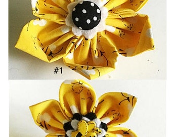 Bumble Bee Collar Flower for Dogs and Cats