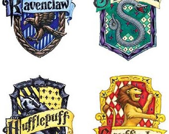 Hogwarts House Rag Quilt Crib Sized