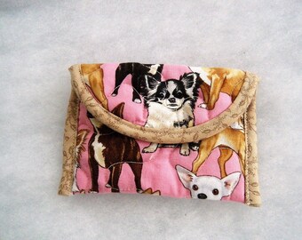 Quilted Card Holder - Chihuahua