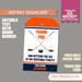 Ice Hockey Favor Tag / Ice Hockey Thank you Tag - Ice Hockey Birthday - INSTANT DOWNLOAD - Edit and print at home with Adobe Reader