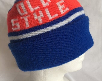 Old Style beer beanie