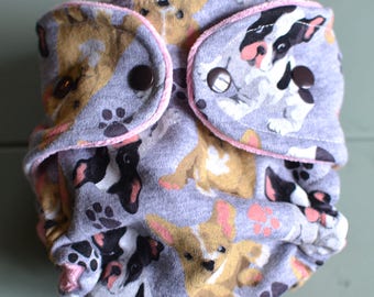 Pupply Love Fitted Cloth Diaper Size Medium/Large