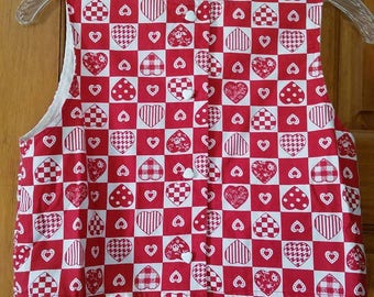 Children's Valentine's Day Vest