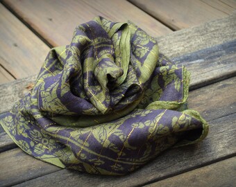 Sea Grass Head Scarf/Shawl