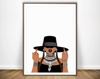 Beyonce Print * Beyonce Poster Inspirational Wall Art Beyonce Lyrics Print Feminism I Slay Beyonce Formation Feminist Art Beyonce Lemonade
