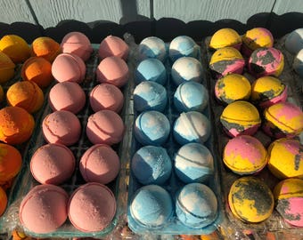 50 MacDaddy's Handmade Artisian UNWRAPPED Bath Bombs