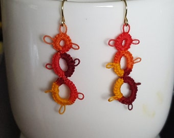 Unique Bangle and Drop Earrings
