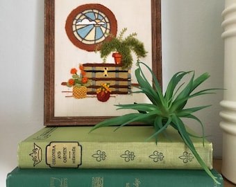 Vintage crewel needle art