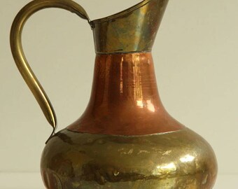 Vintage Copper Pitcher ca. 1960s