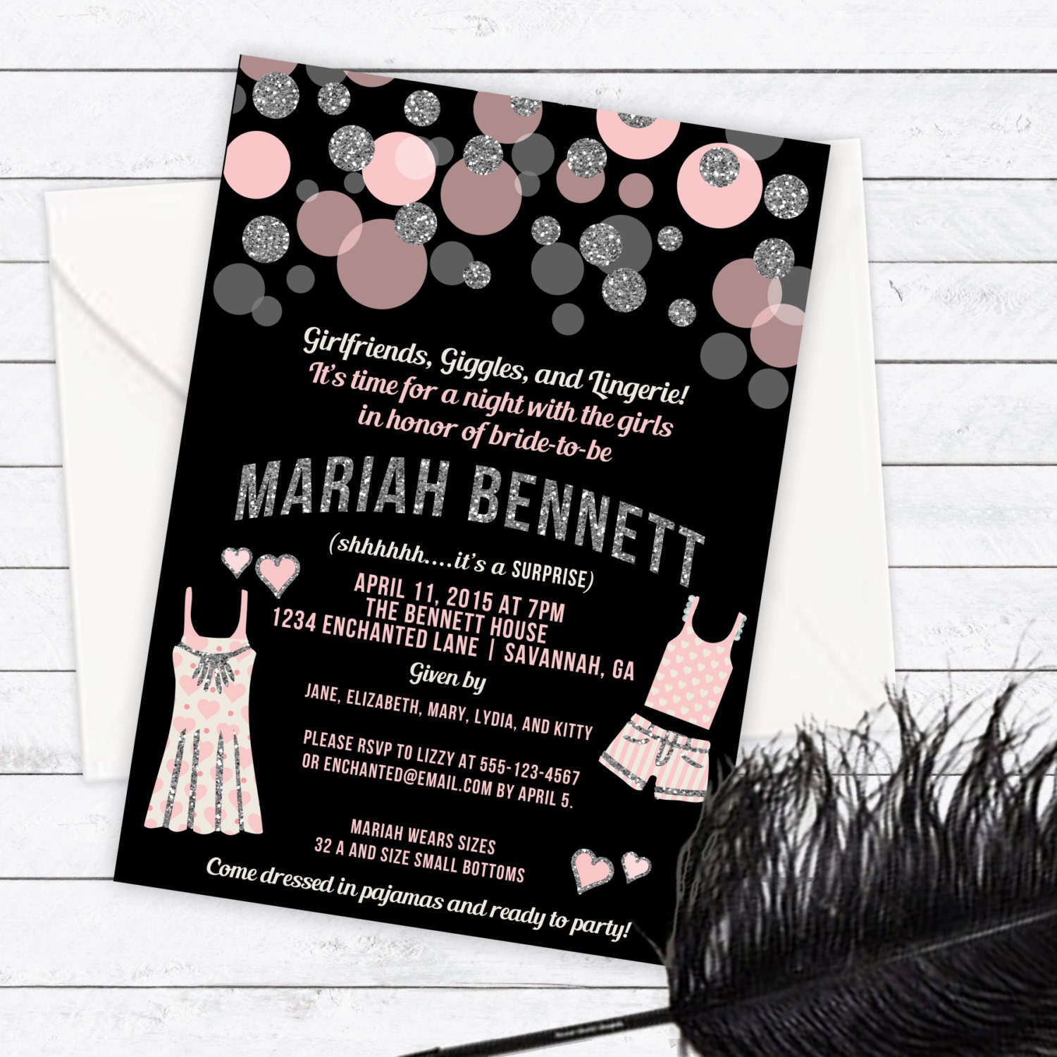 Lingerie Party Invitations 8