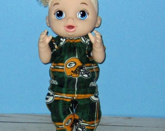 Snackin Luke, Baby Alive Luke Clothes, Baby Alive Doll Clothes, Pajama Set, Boy Doll Clothes, 12 13 inch Doll Clothes,Outfit Sweet Spoonfuls
