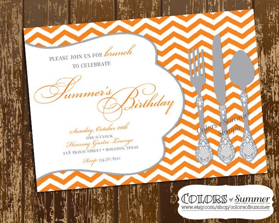 Birthday Brunch Invitation Wording Samples 7