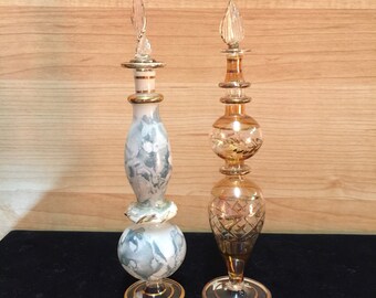 Egyptian glass perfume bottles